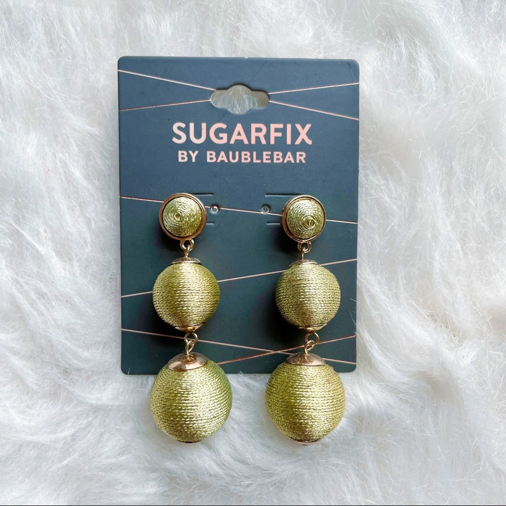 Gold Statement Earrings Sugarfix Baublebar Date Night Spring Summer Office Art